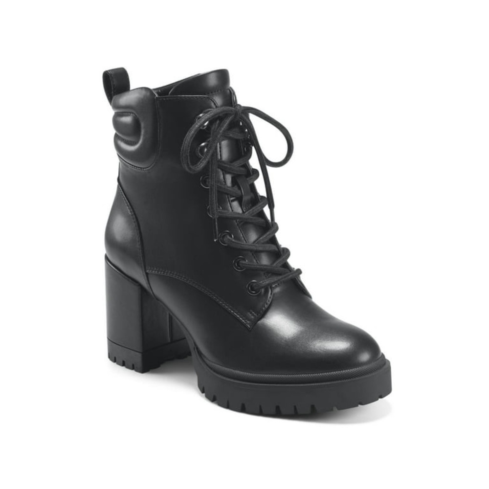 Aerosoles Lace Up Heeled Lug Boots